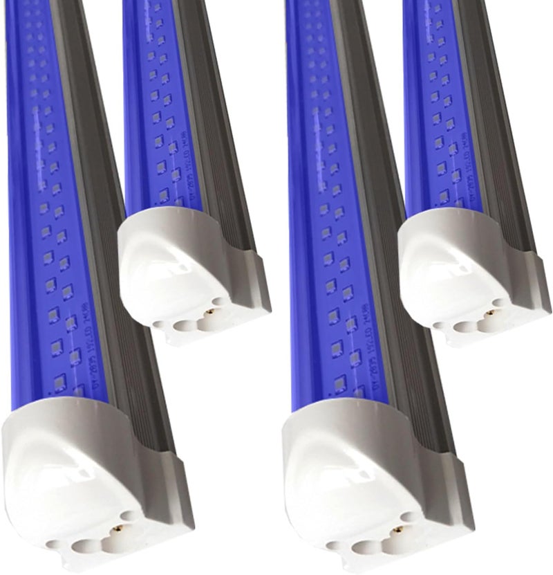 CAIKAG Linkable 4Ft Black Light Bar, LED 40W Integrated T8 Bulb Blacklight Fixture, UVA 395NM 400NM 405NM for Fluorescent Tapestry Poster Body Paint Glow Party - Image 1